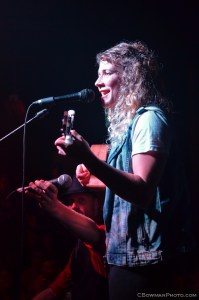 Rachel playing in Vancouver at Erotica Electronica, Oct 2014. Photo by Cameron Bowman
