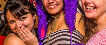 At electroswing with two of my favorite humans- who also happen to be my metamours. Photo by Geo Anomeleye Shutter& Spore VFX